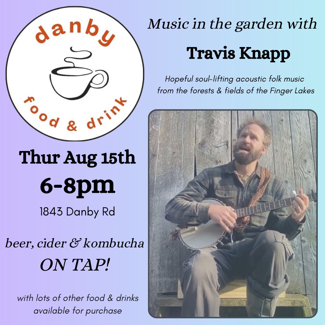 Music by Travis Knapp this Thursday! And other updates…